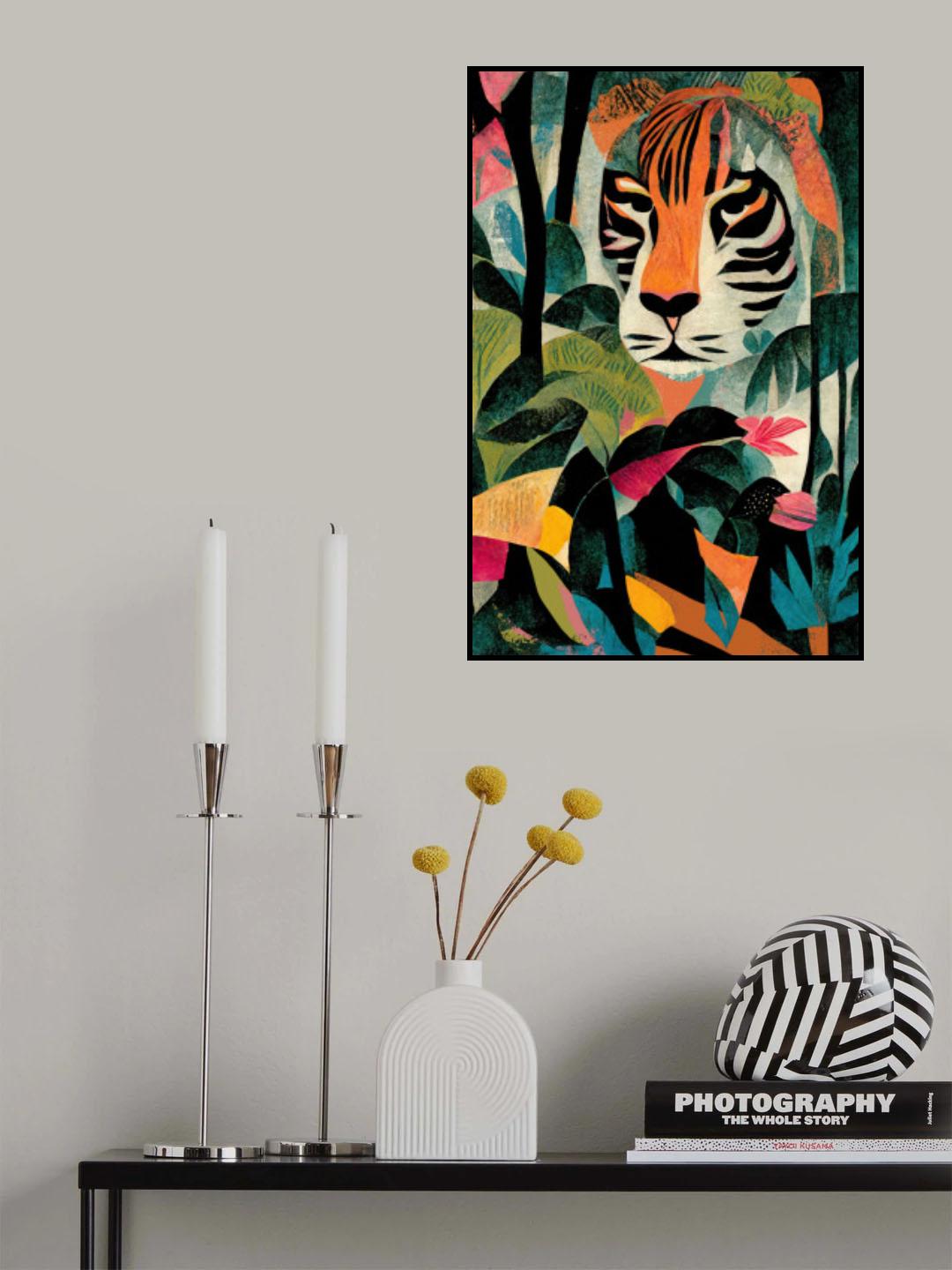 Jungle Tiger Poster och Canvastavla