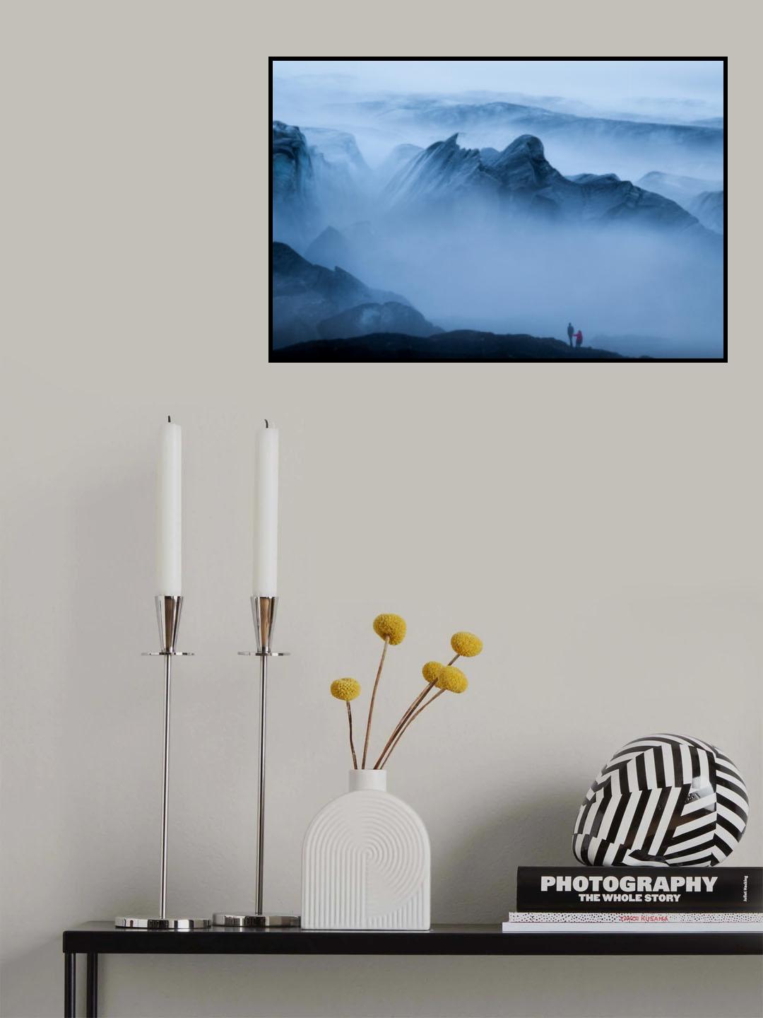 Glacier Views Poster och Canvastavla
