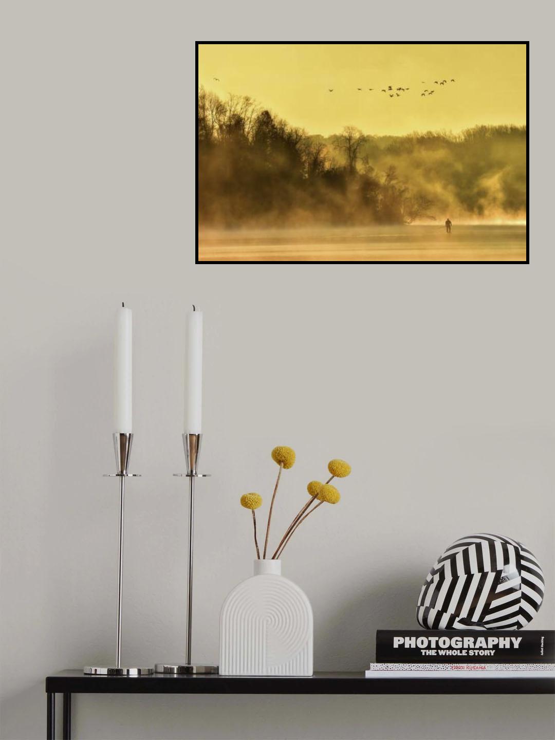 Paddling into fall Poster och Canvastavla