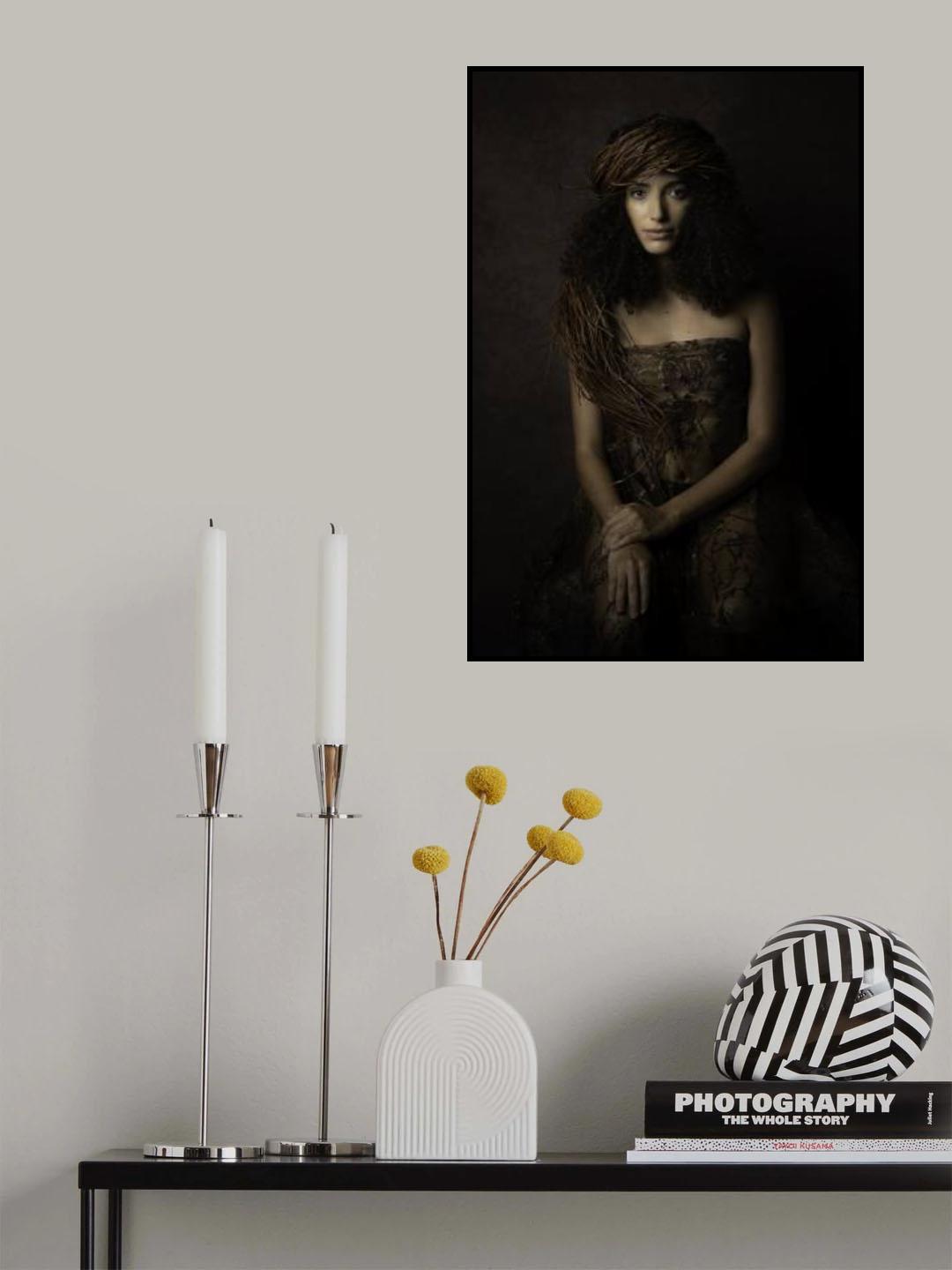 Brenda in brown Poster och Canvastavla