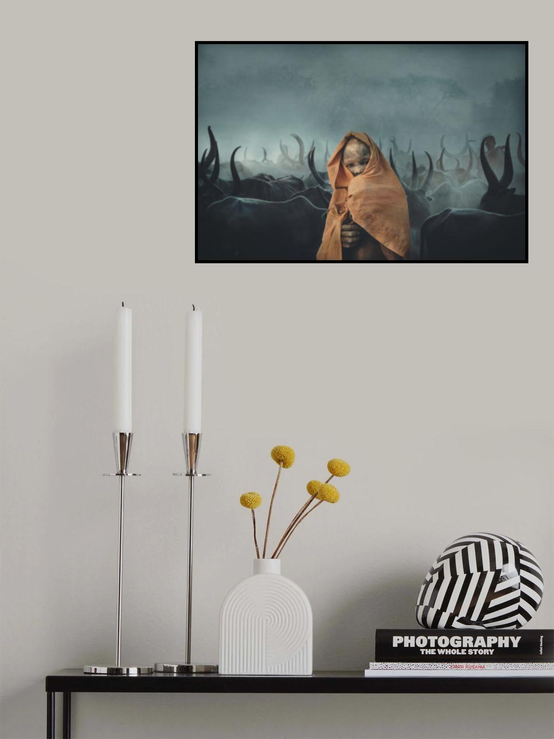 Children of Mundari, South Sudan Poster och Canvastavla