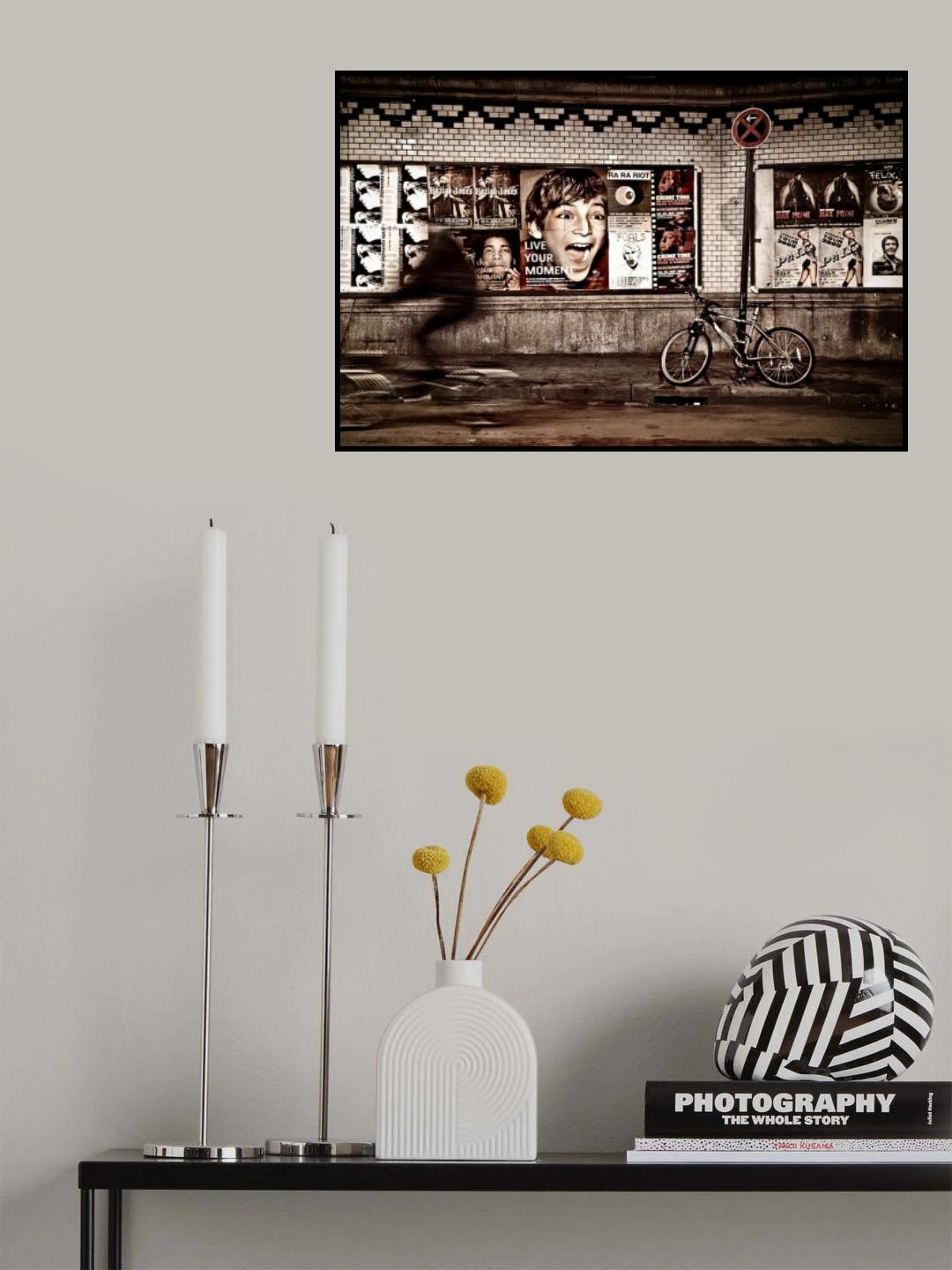 Live Your Moment Poster och Canvastavla