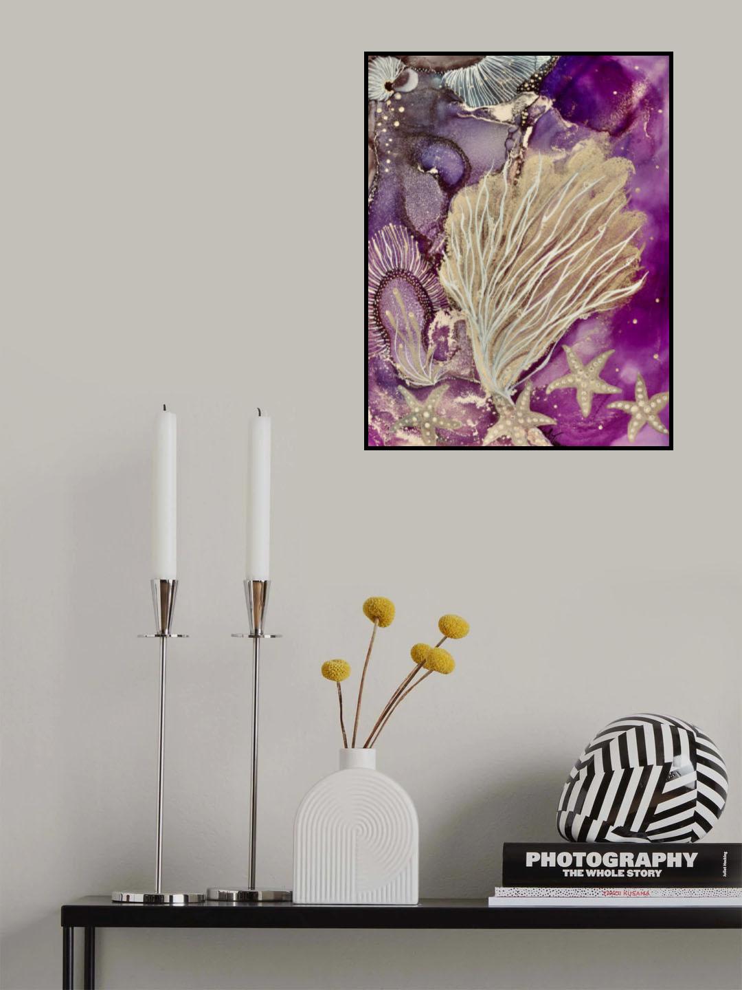 Blushing Reef Poster och Canvastavla