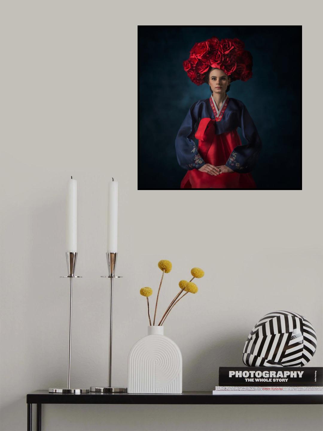 Rose, Rose I Love You Poster och Canvastavla