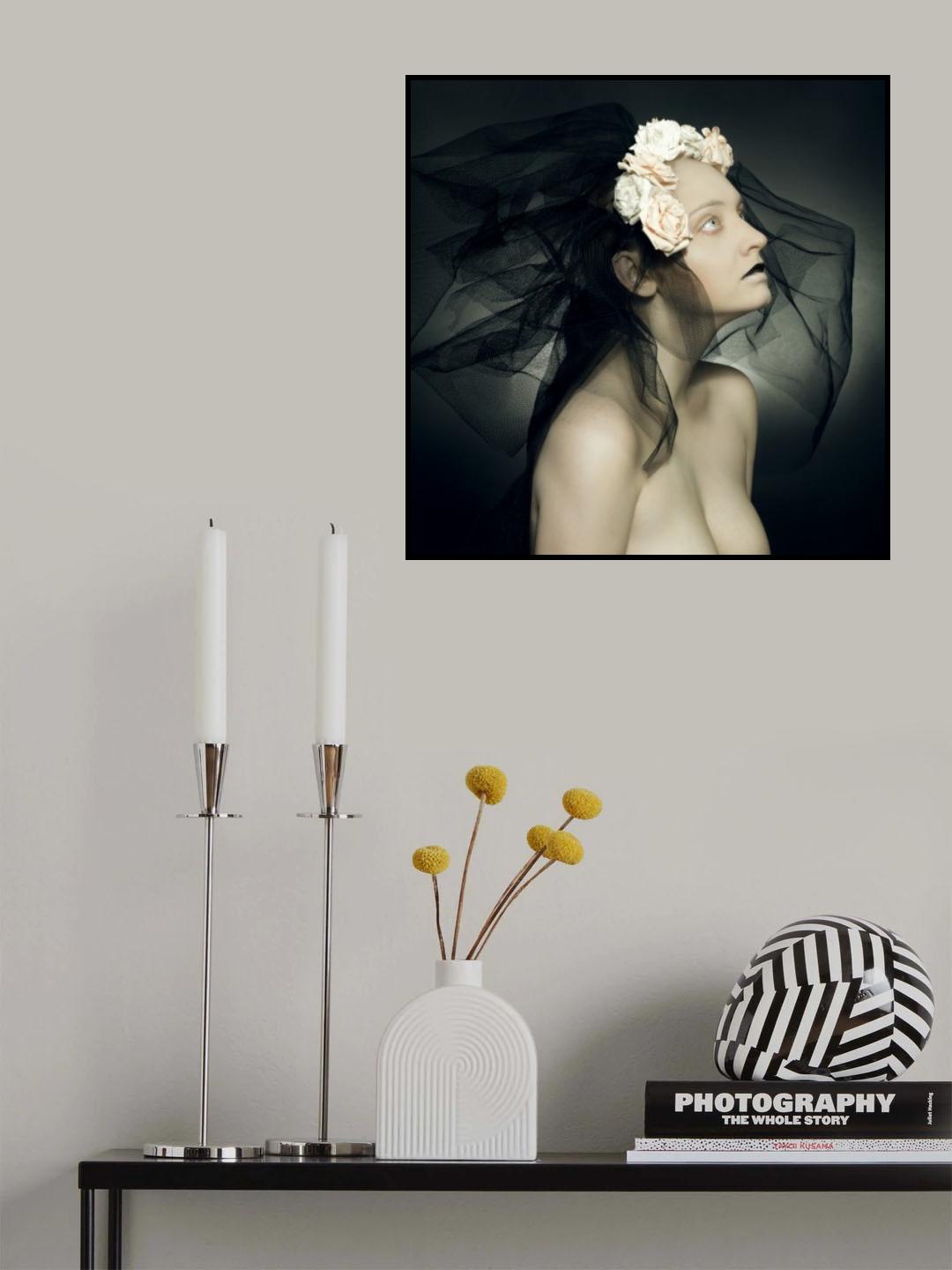 Coma Black Poster och Canvastavla