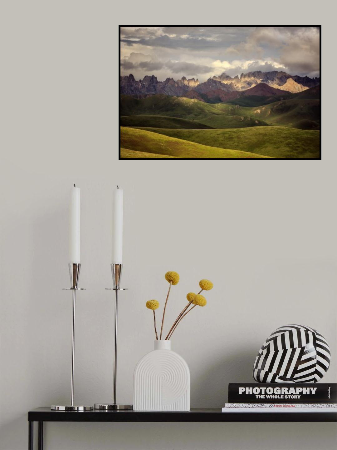 Tibetan Plateau Poster och Canvastavla