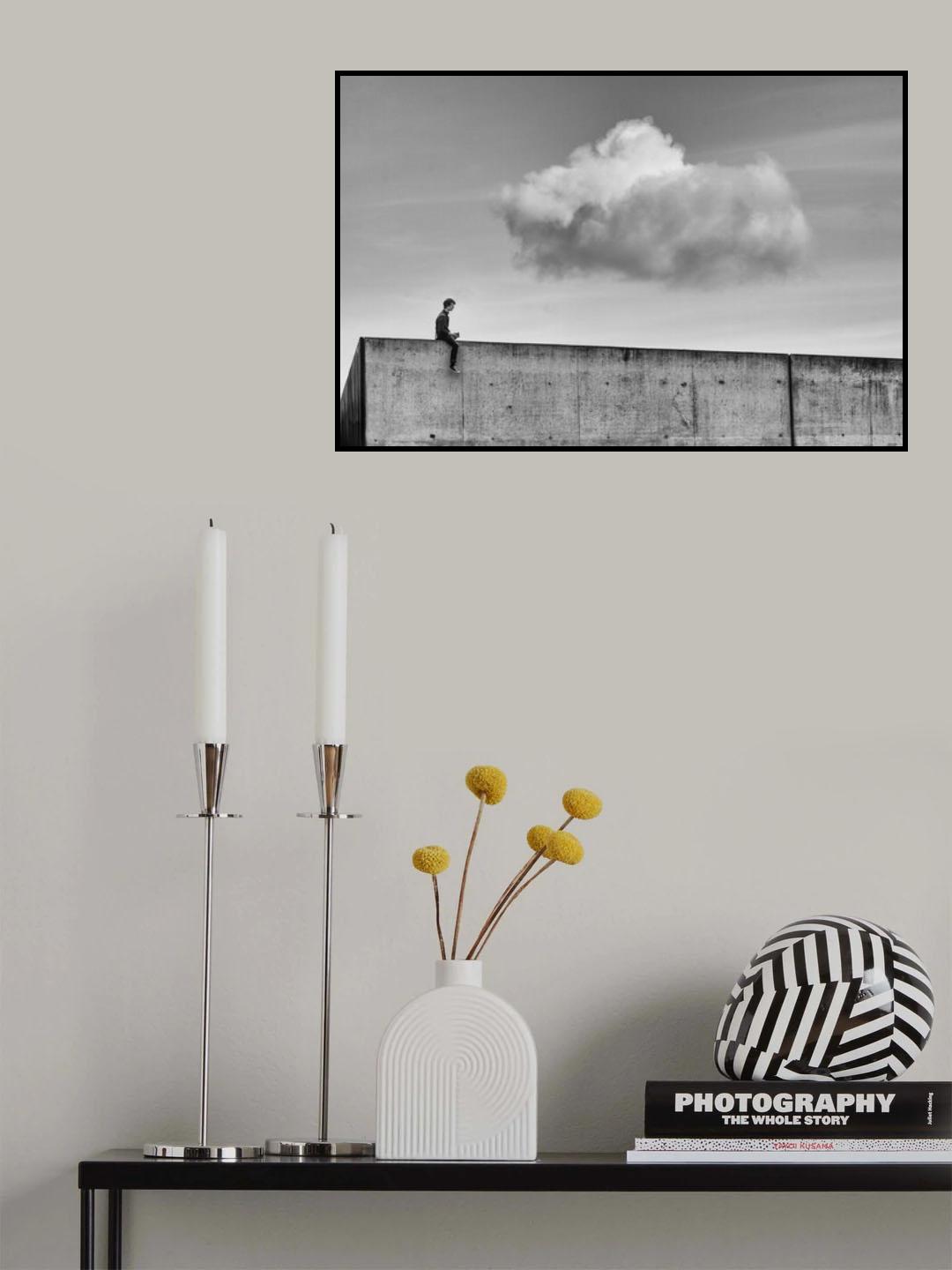 Thoughts in the cloud Poster och Canvastavla