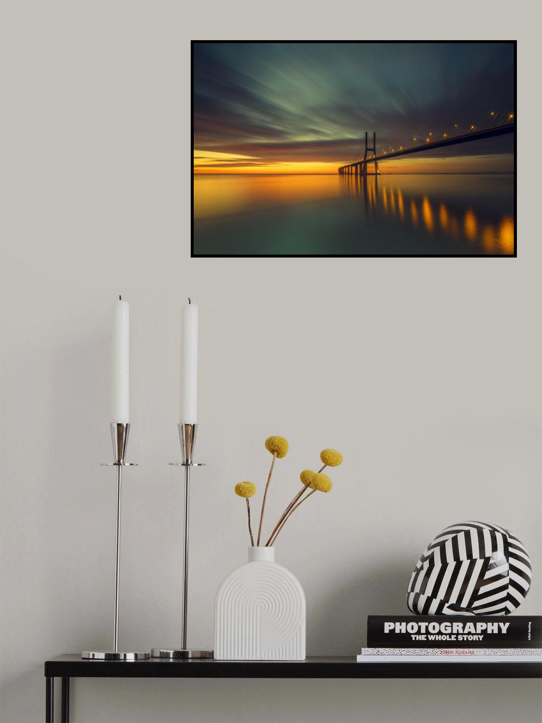 Morning lights Poster och Canvastavla