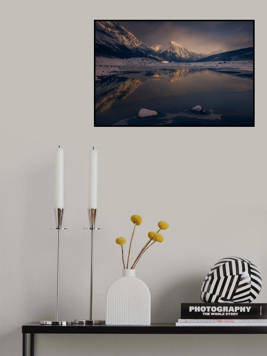 Medicine Lake, Canada Poster och Canvastavla