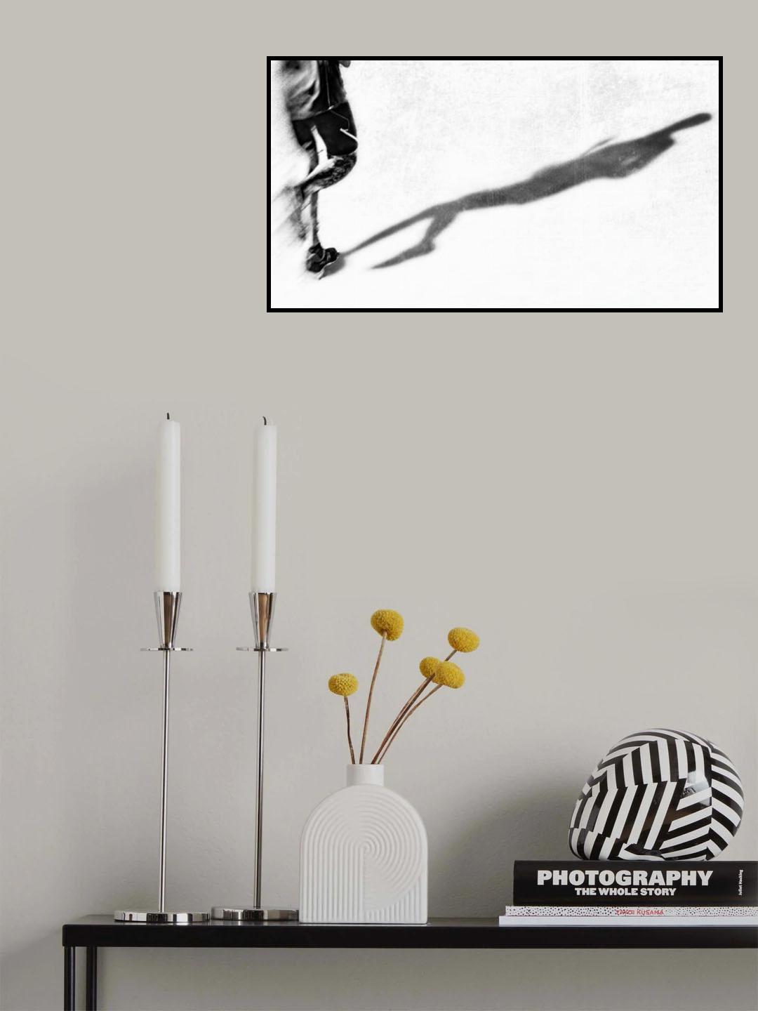 following my shadow.. Poster och Canvastavla
