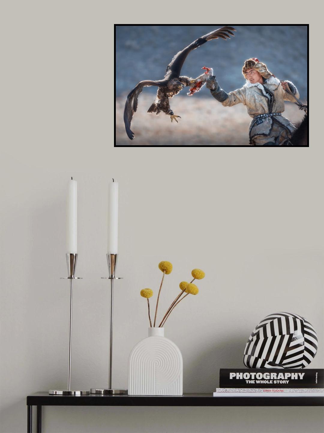 People and birds... Poster och Canvastavla