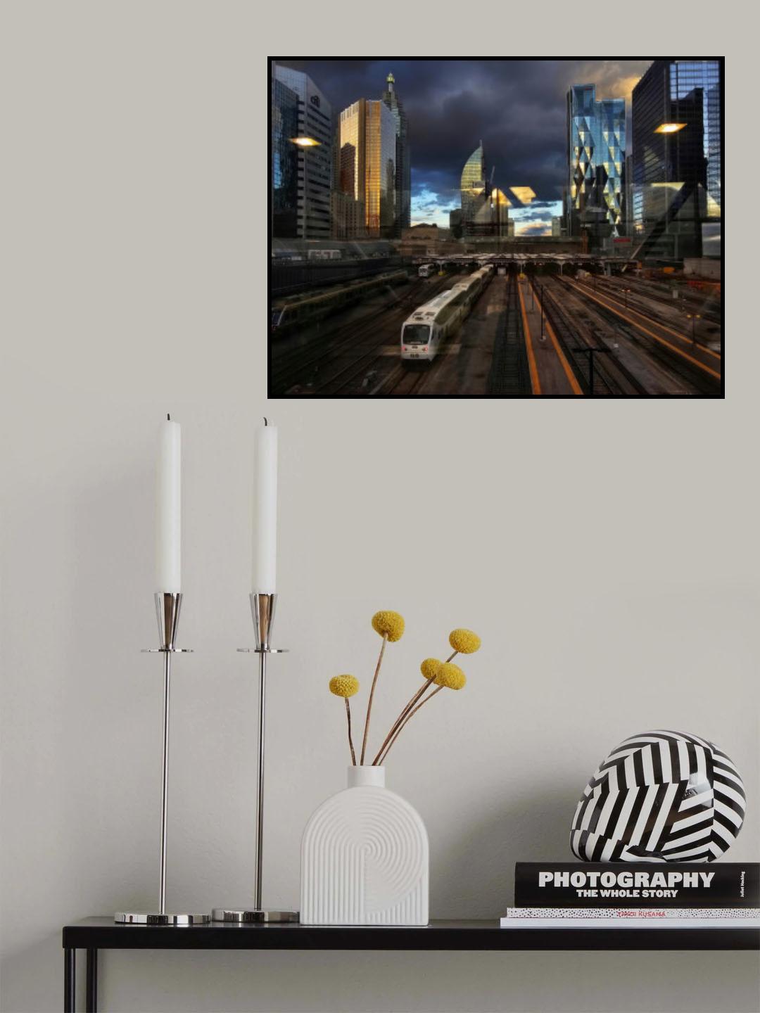 Blue Moment Poster och Canvastavla