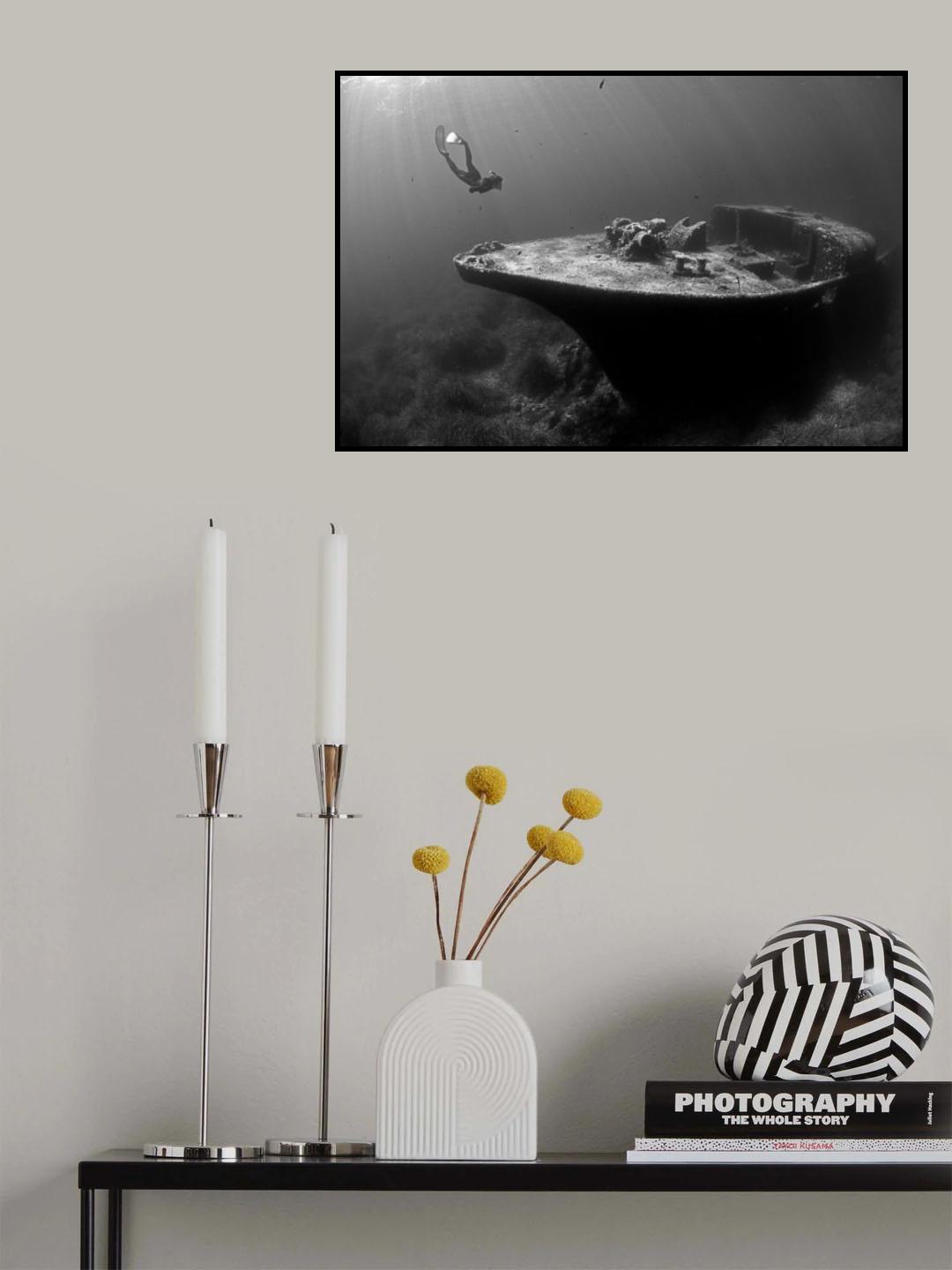 Epave de la picorella - Picorella's Wreck Poster och Canvastavla