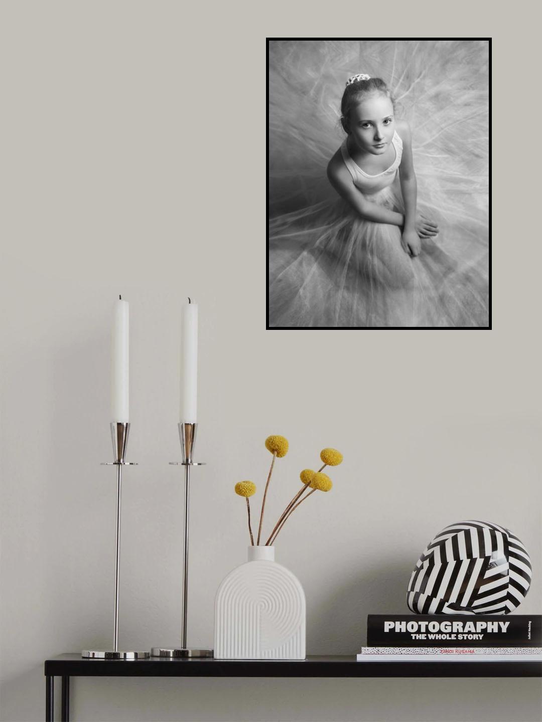 The little white swan Poster och Canvastavla