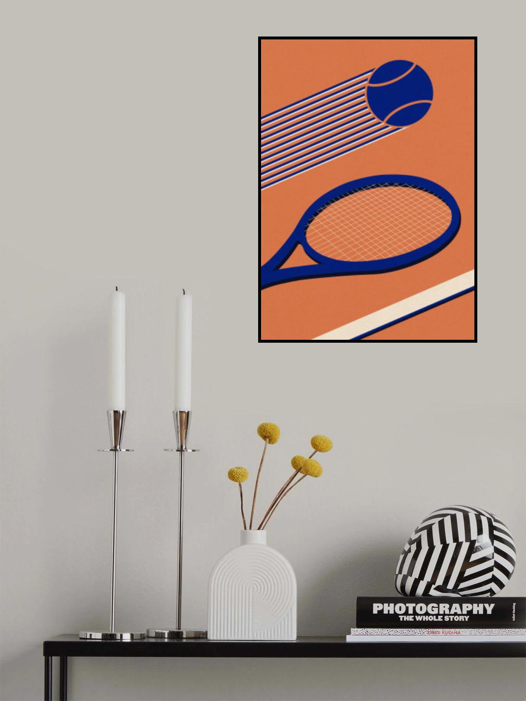 Tennis 80s Poster och Canvastavla