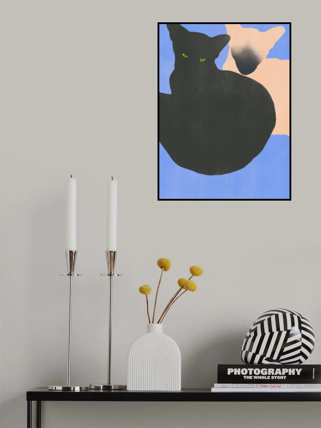 Siamese Cat Poster och Canvastavla