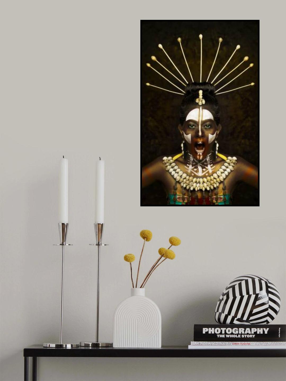 Scary Tribal Poster och Canvastavla