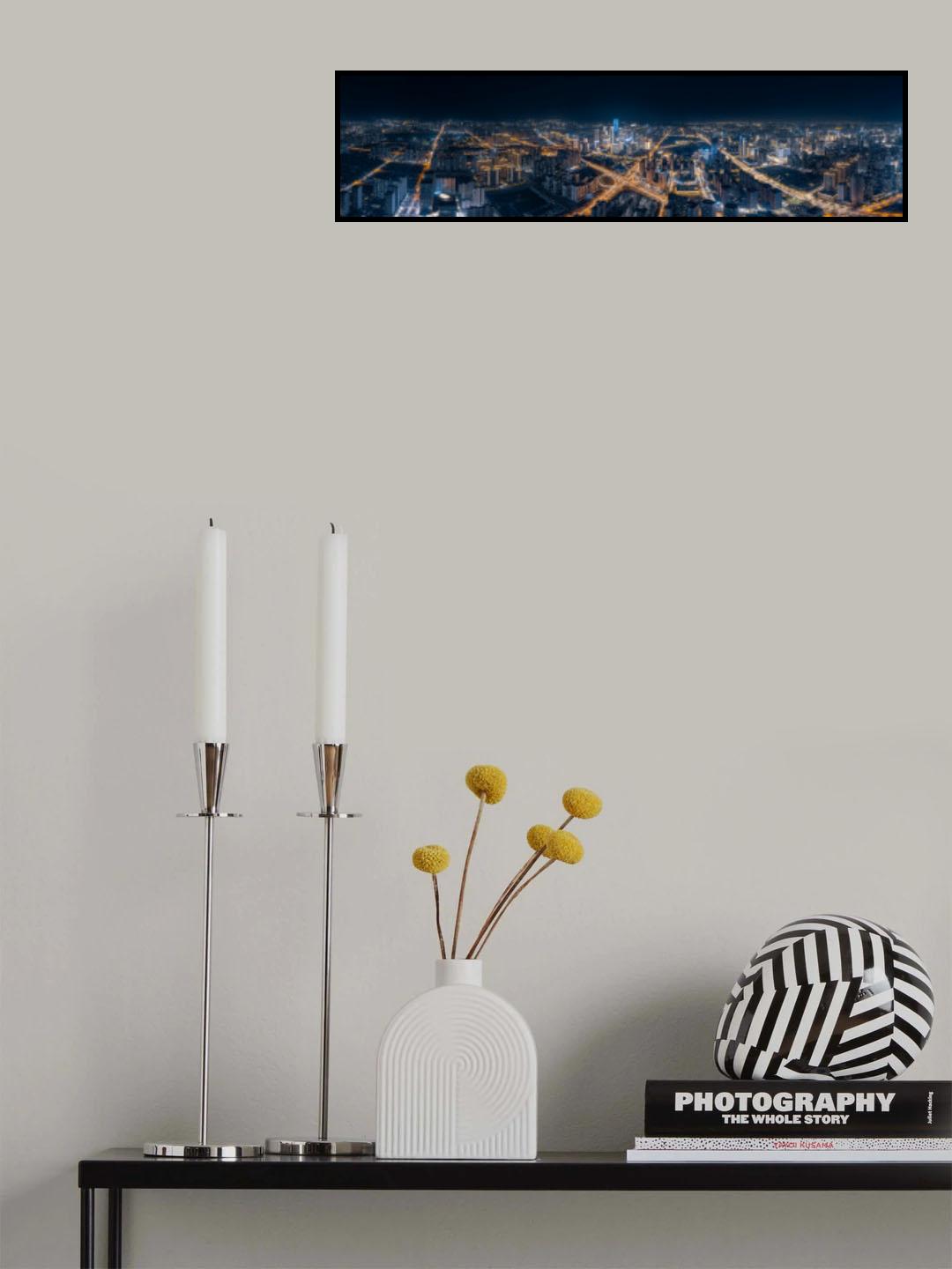 西安高新区剪刀立交 Poster och Canvastavla