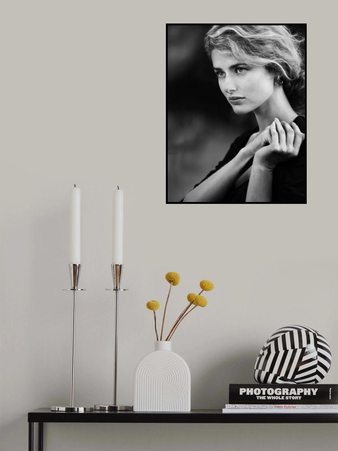 Portrait of a girl Poster och Canvastavla