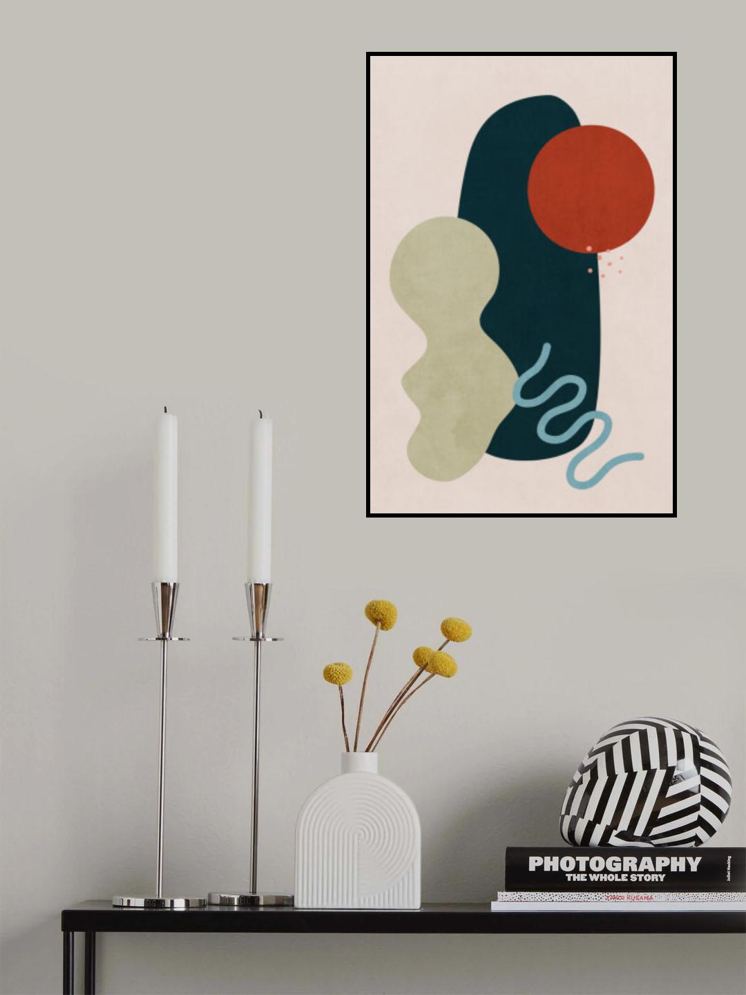 Landscape Shapes 11 Poster och Canvastavla