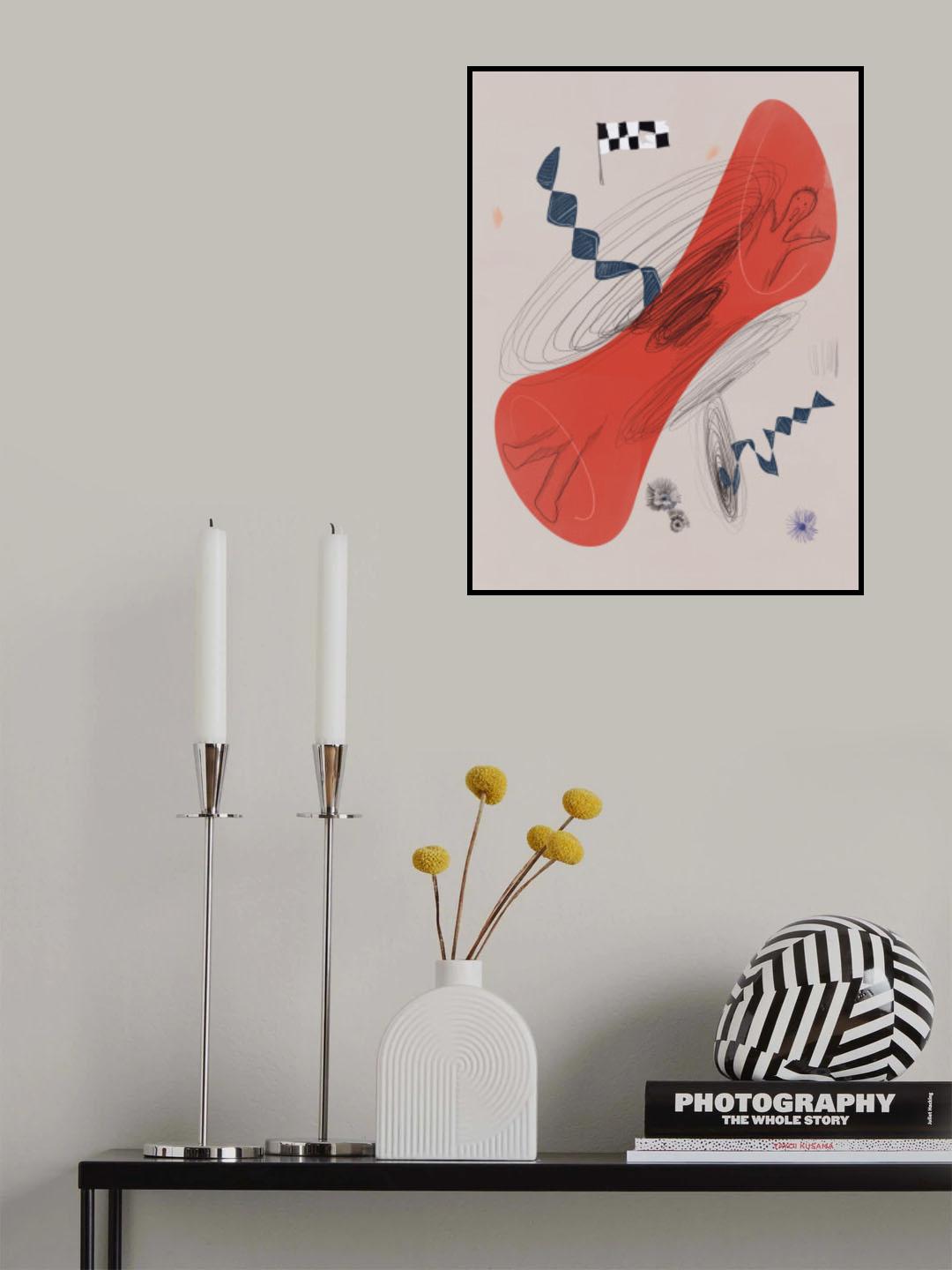 Space Loop Poster och Canvastavla