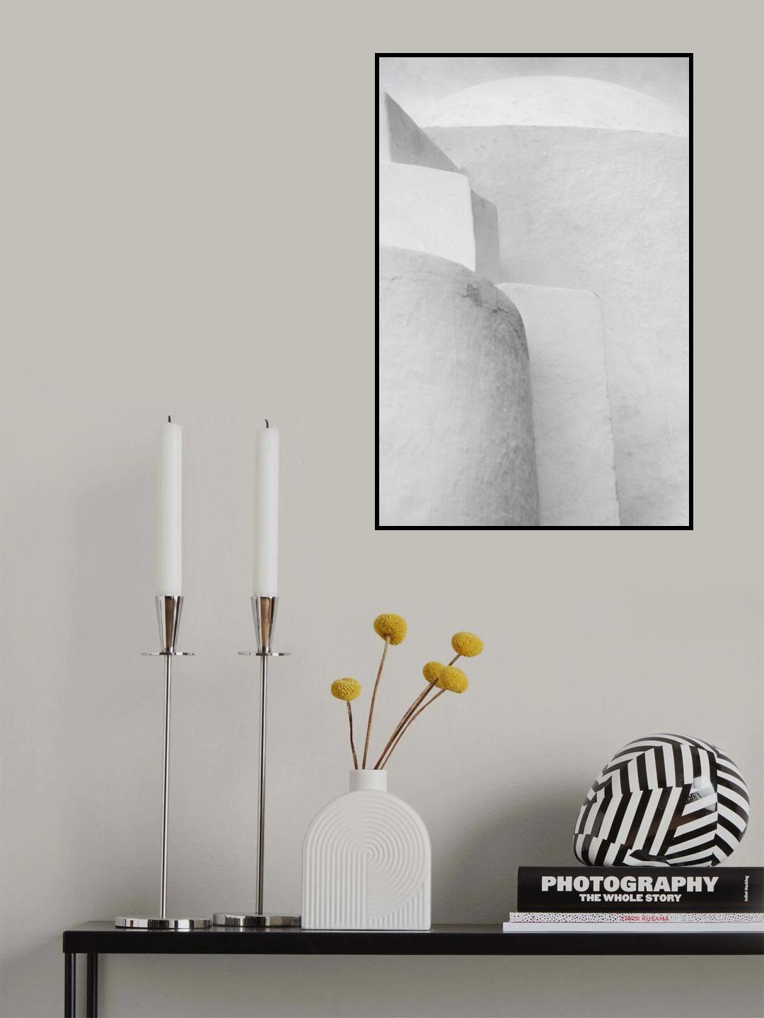 Shades of White Poster och Canvastavla