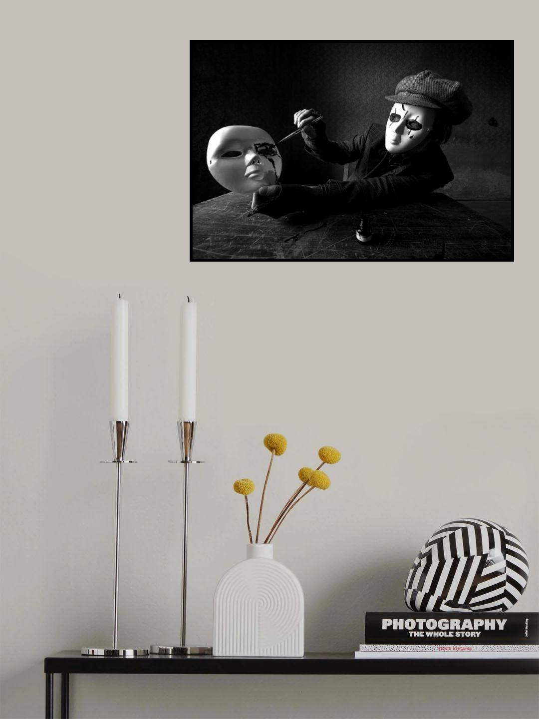 Derrière le masque Poster och Canvastavla