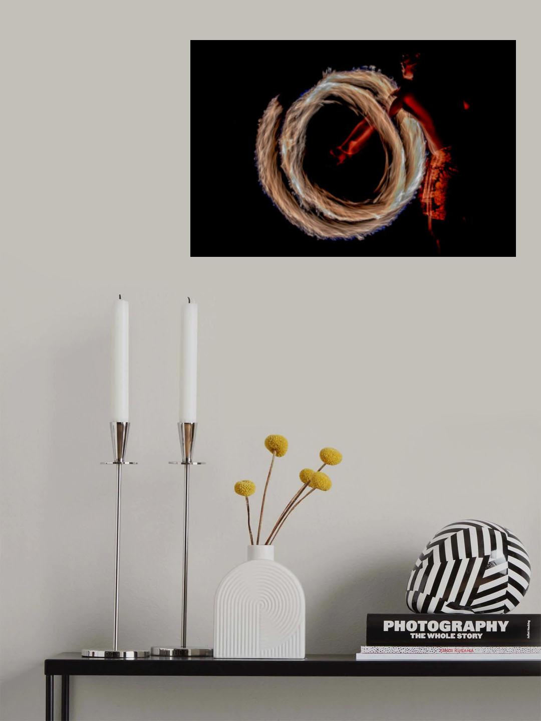 Fire Dance Poster och Canvastavla