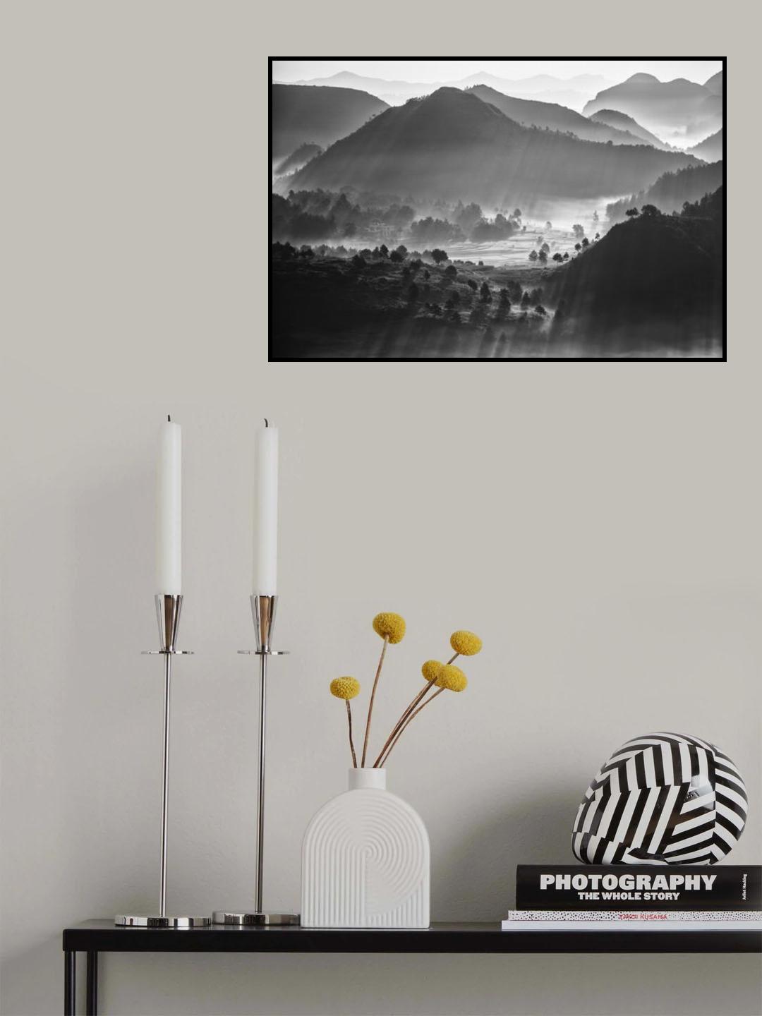 Misty sea of clouds Poster och Canvastavla