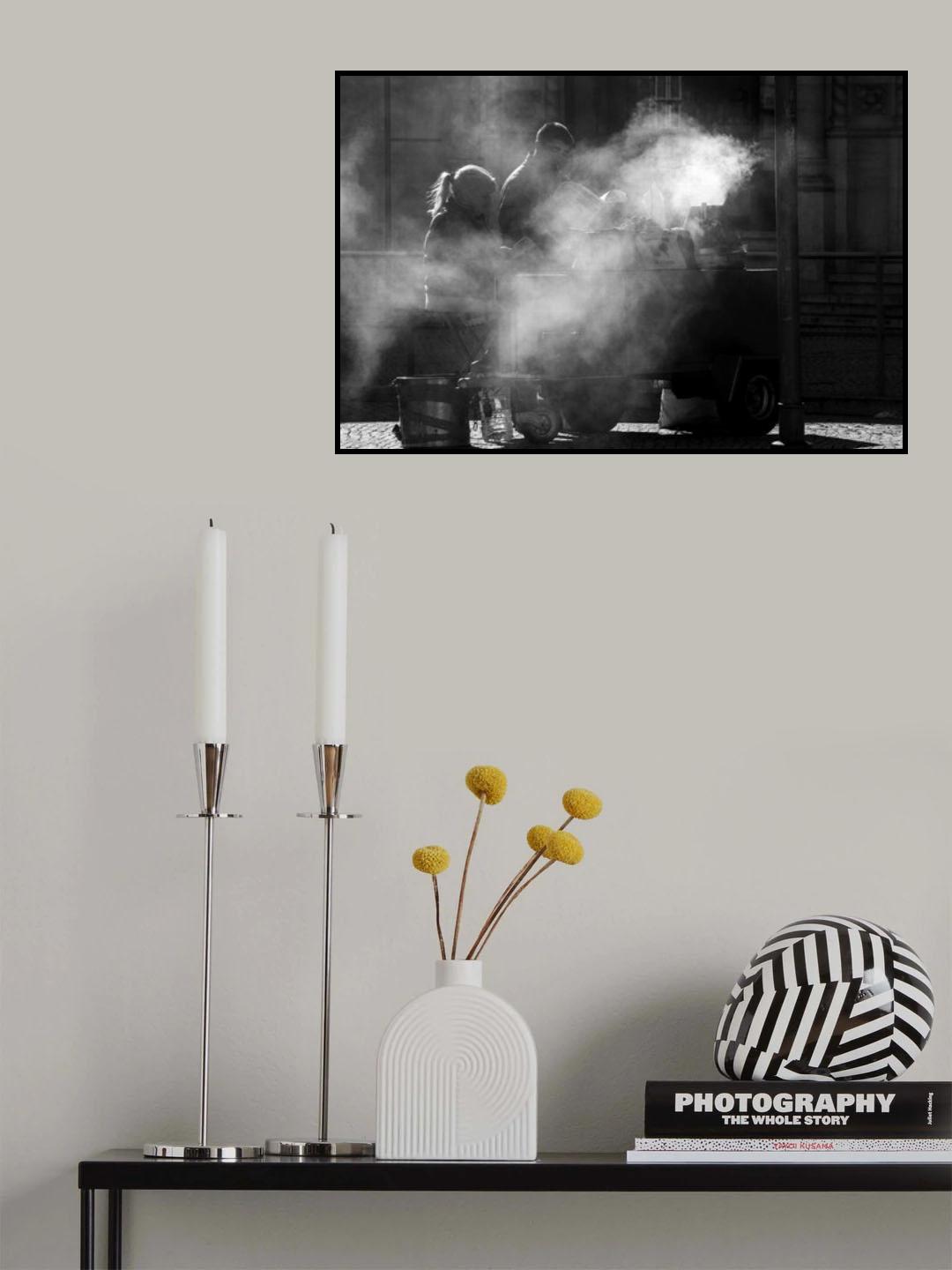 Cloudy readings Poster och Canvastavla