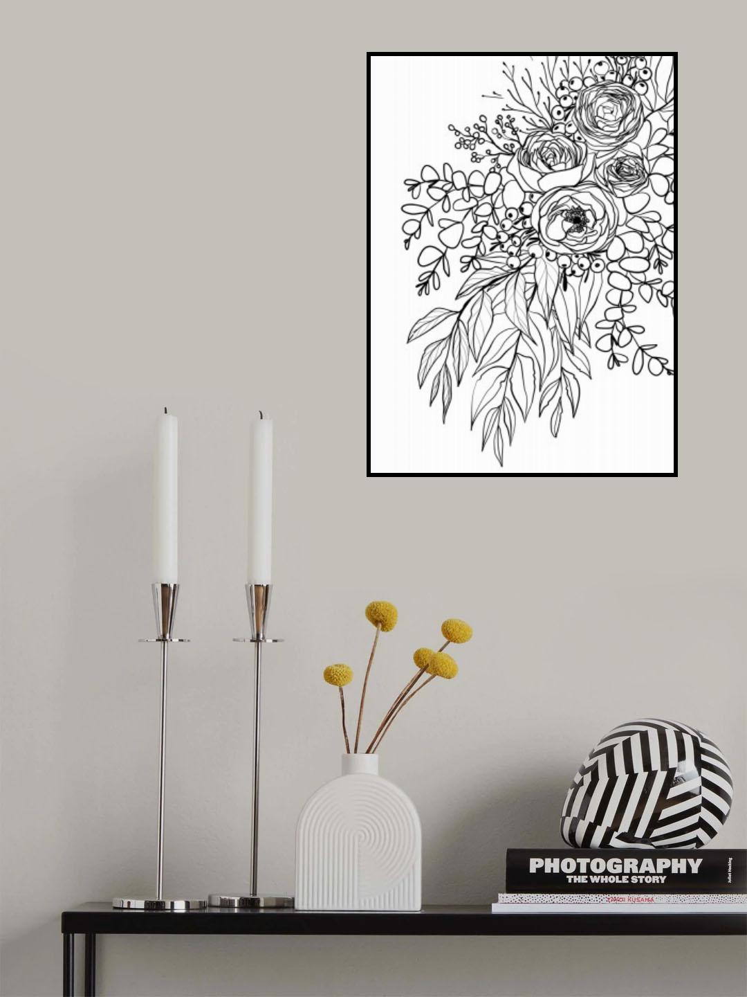 Rae's bouquet Poster och Canvastavla