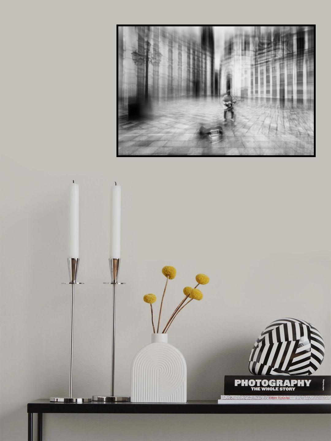 Street rock & roll Poster och Canvastavla