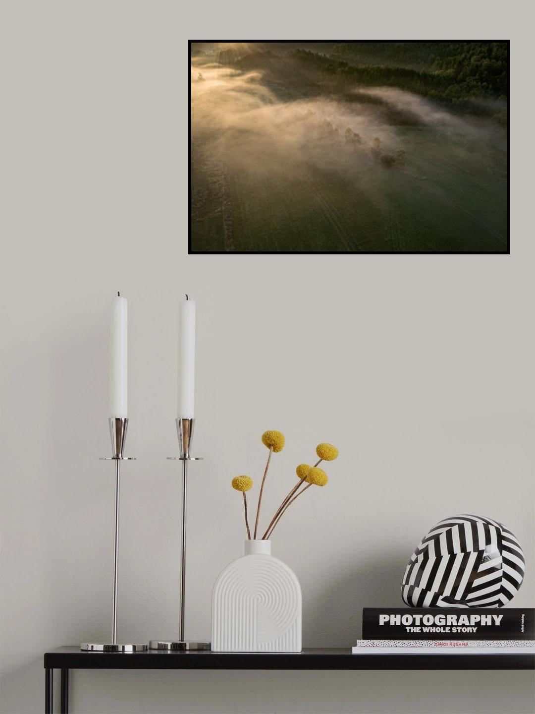 misty morning Poster och Canvastavla