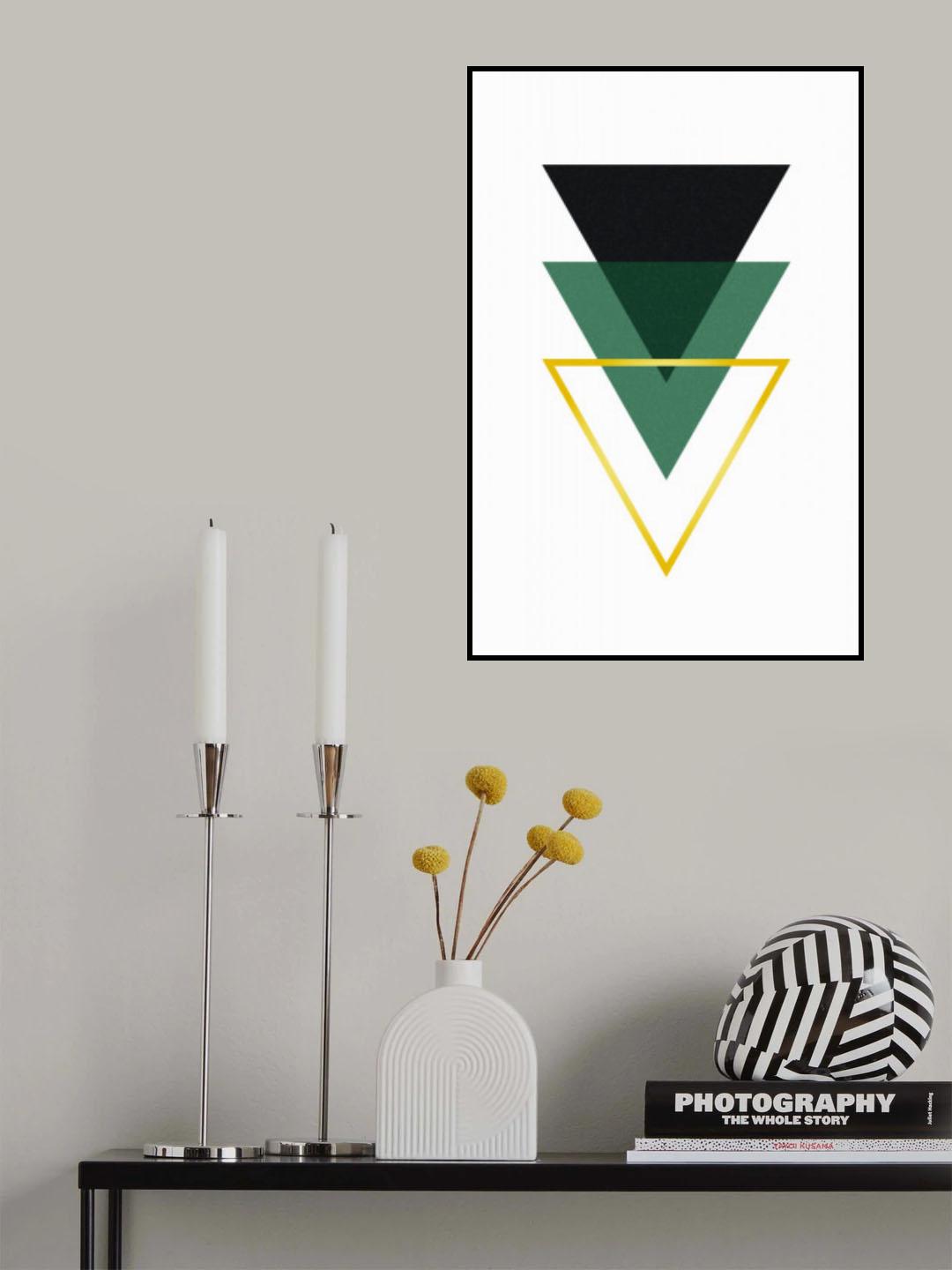 Minimal Triangle Collection #1 Poster och Canvastavla