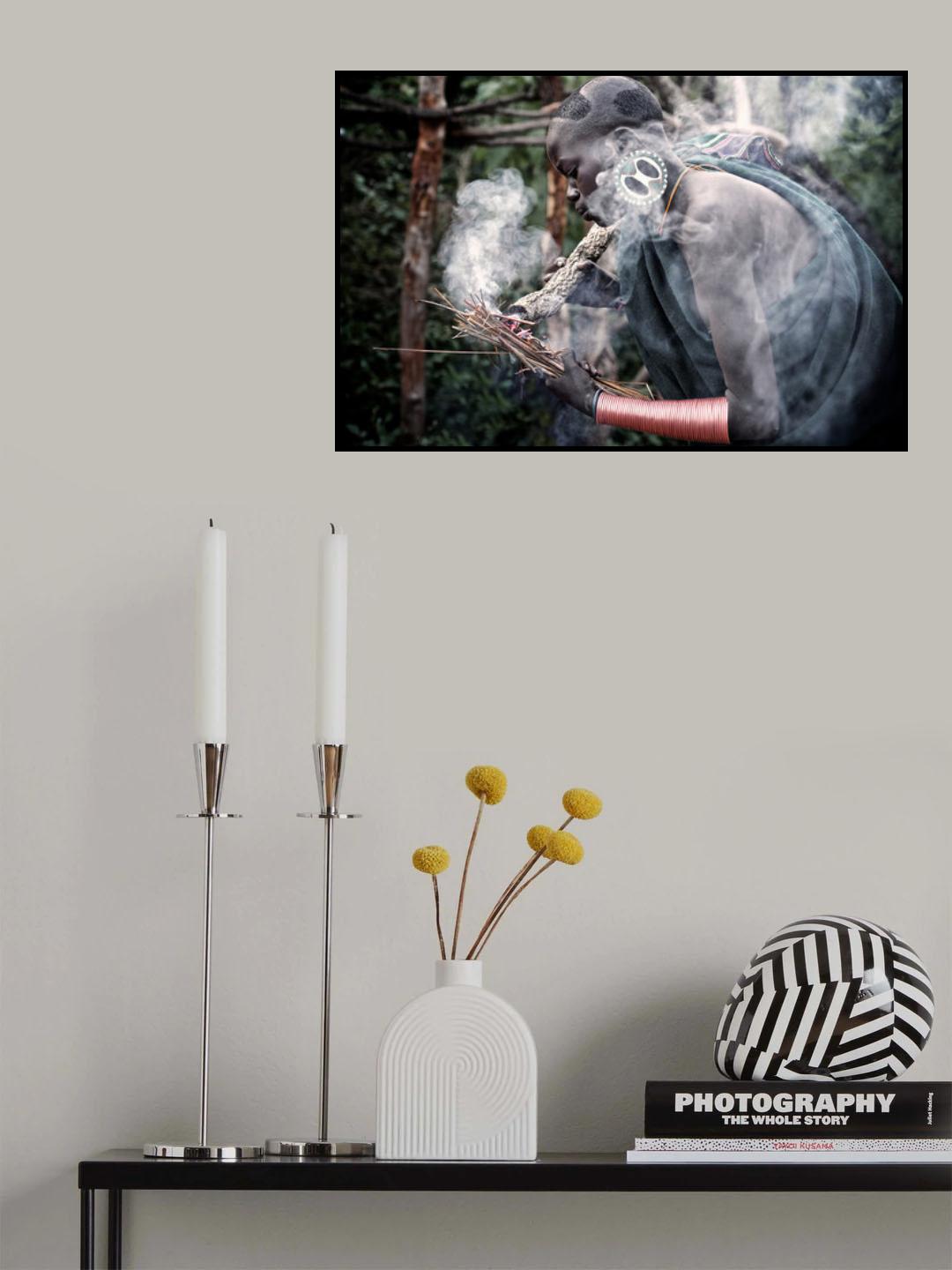 Firelighting Poster och Canvastavla
