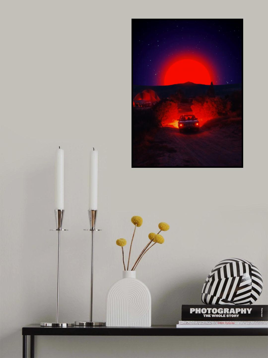 Chasing the Red Sun Poster och Canvastavla