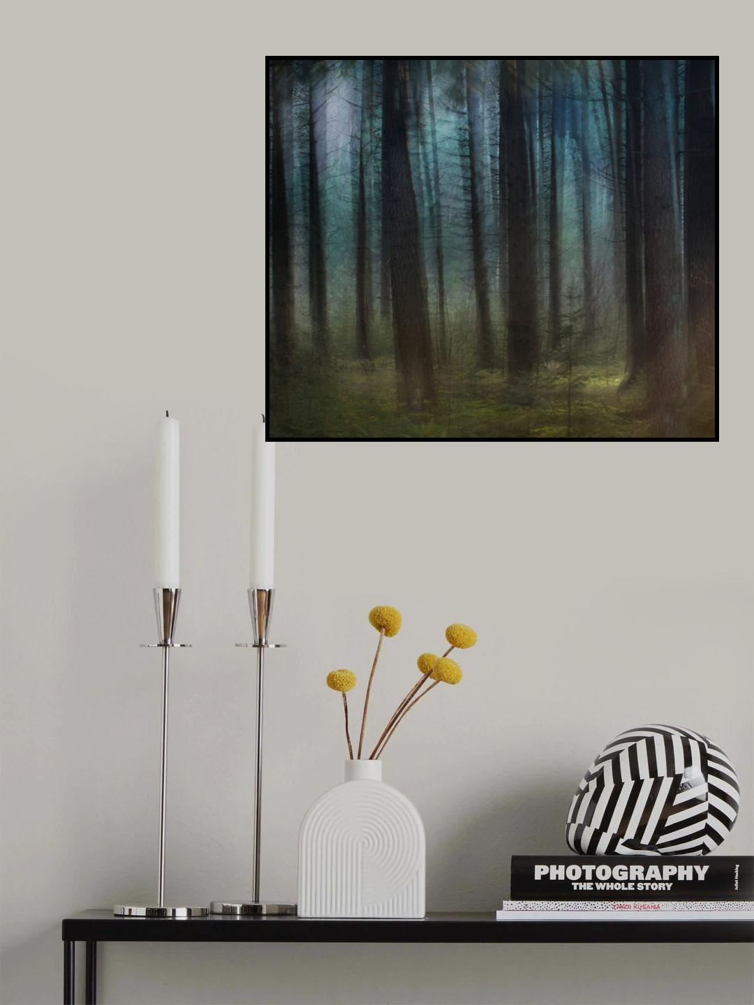 Blue light Poster och Canvastavla