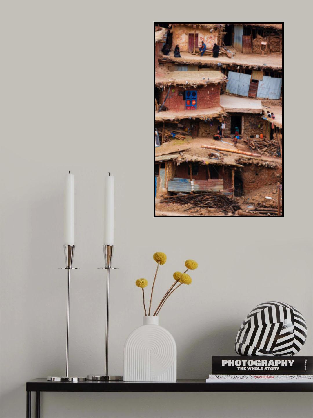 Village Poster och Canvastavla