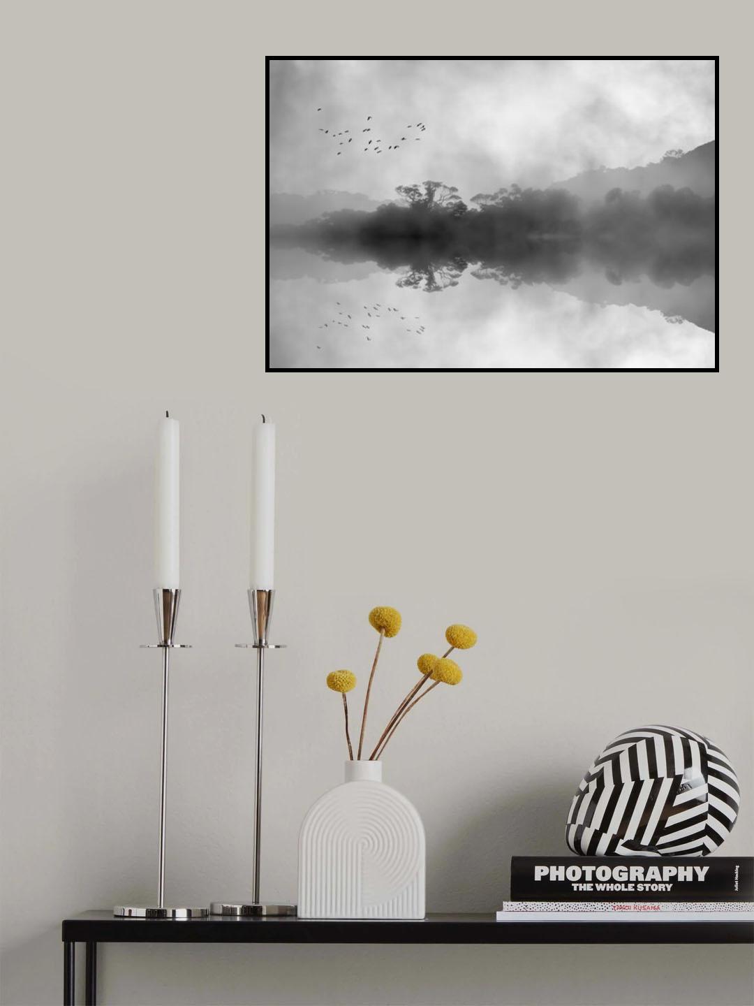 Misty Reflections Poster och Canvastavla