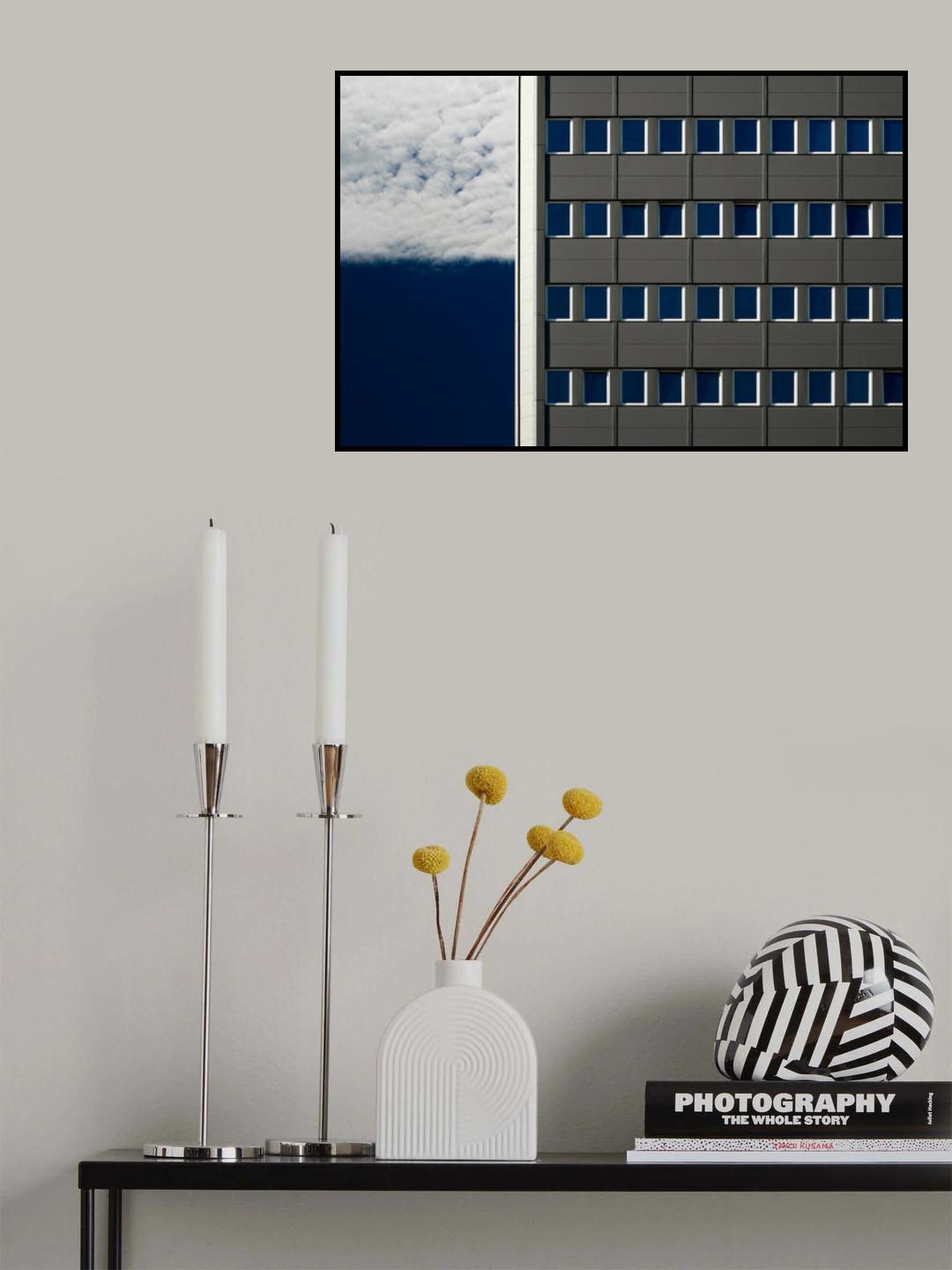 Blue windows Poster och Canvastavla