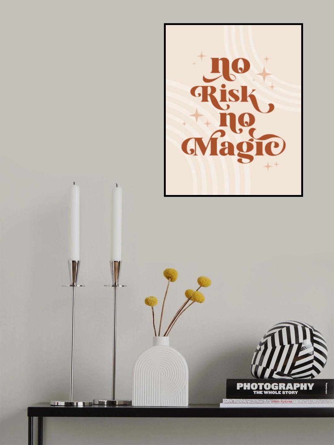 No Magic Poster och Canvastavla