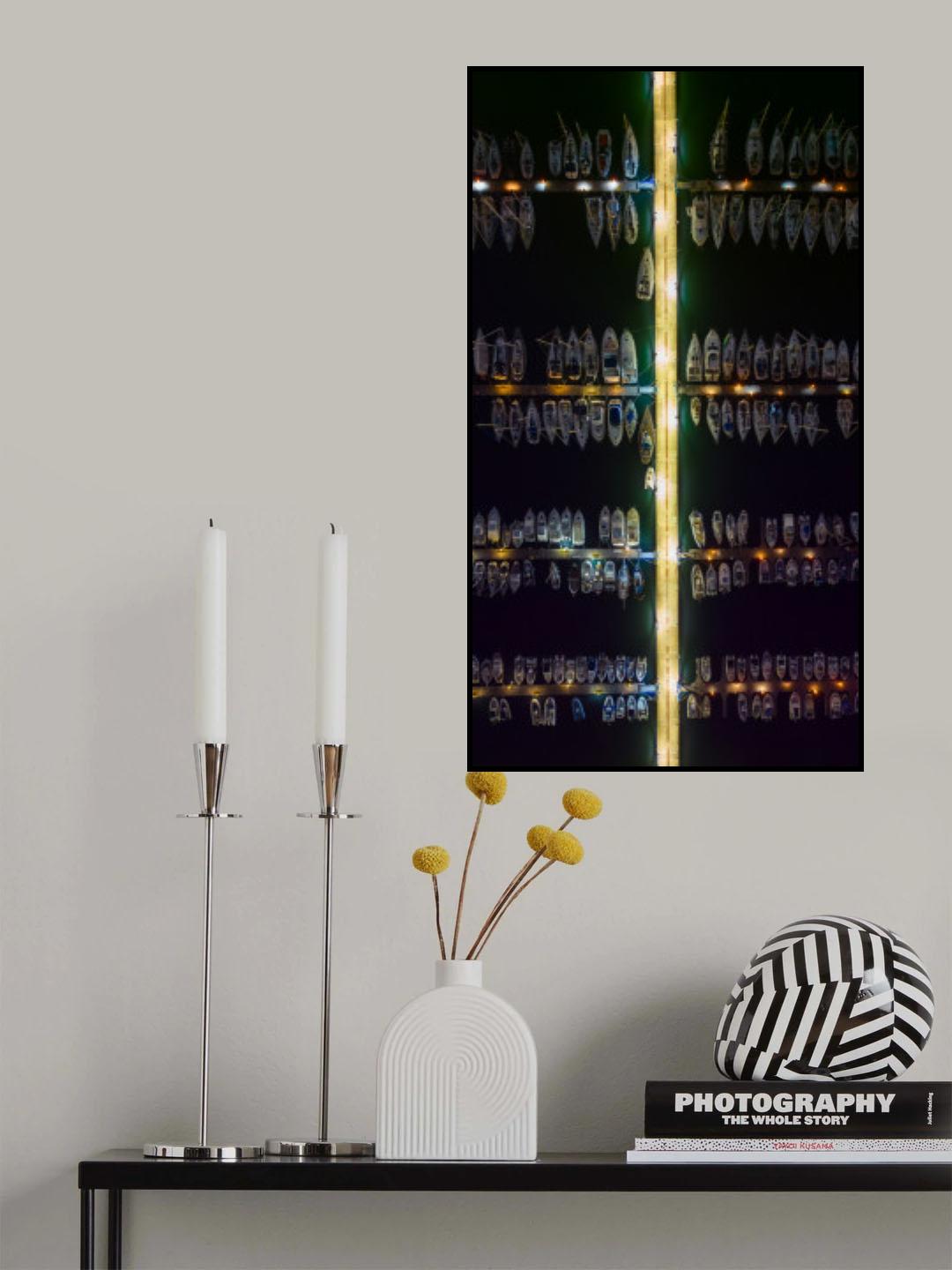 Boats Grid Poster och Canvastavla