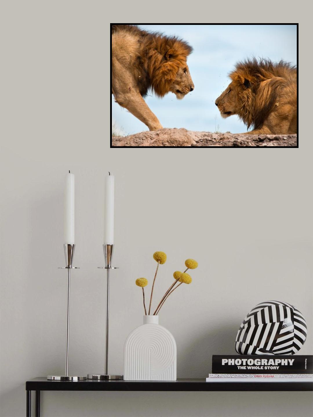Face to Face Poster och Canvastavla
