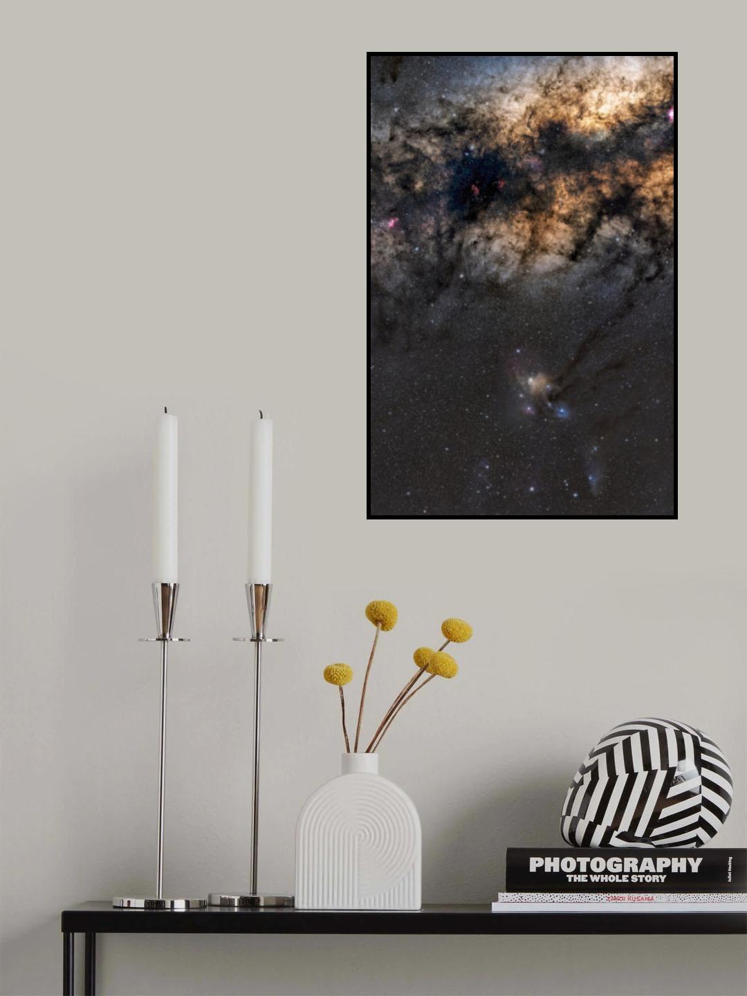 Rho Ophiuchi and Antares region Poster och Canvastavla
