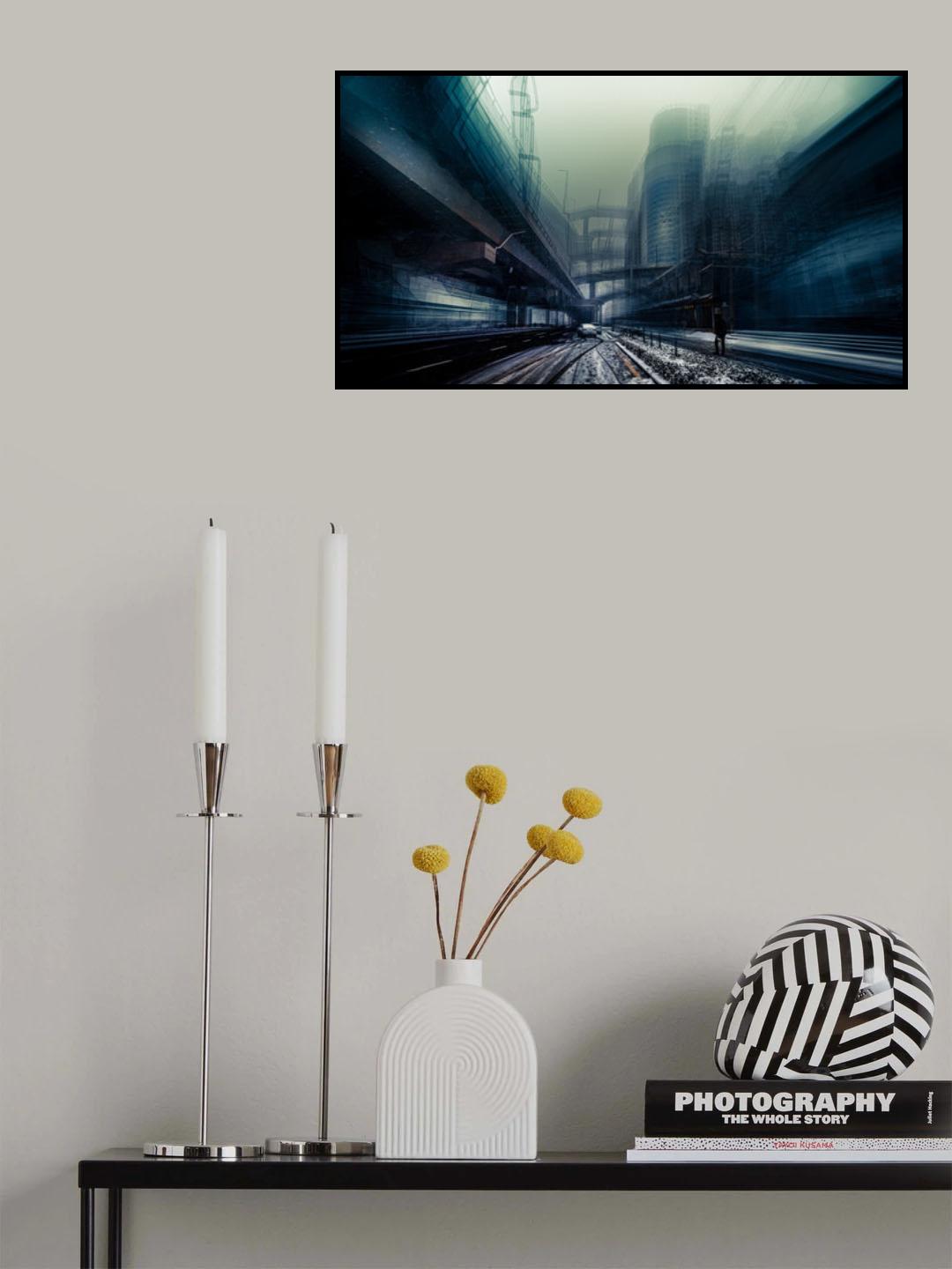乱》下雪 Poster och Canvastavla