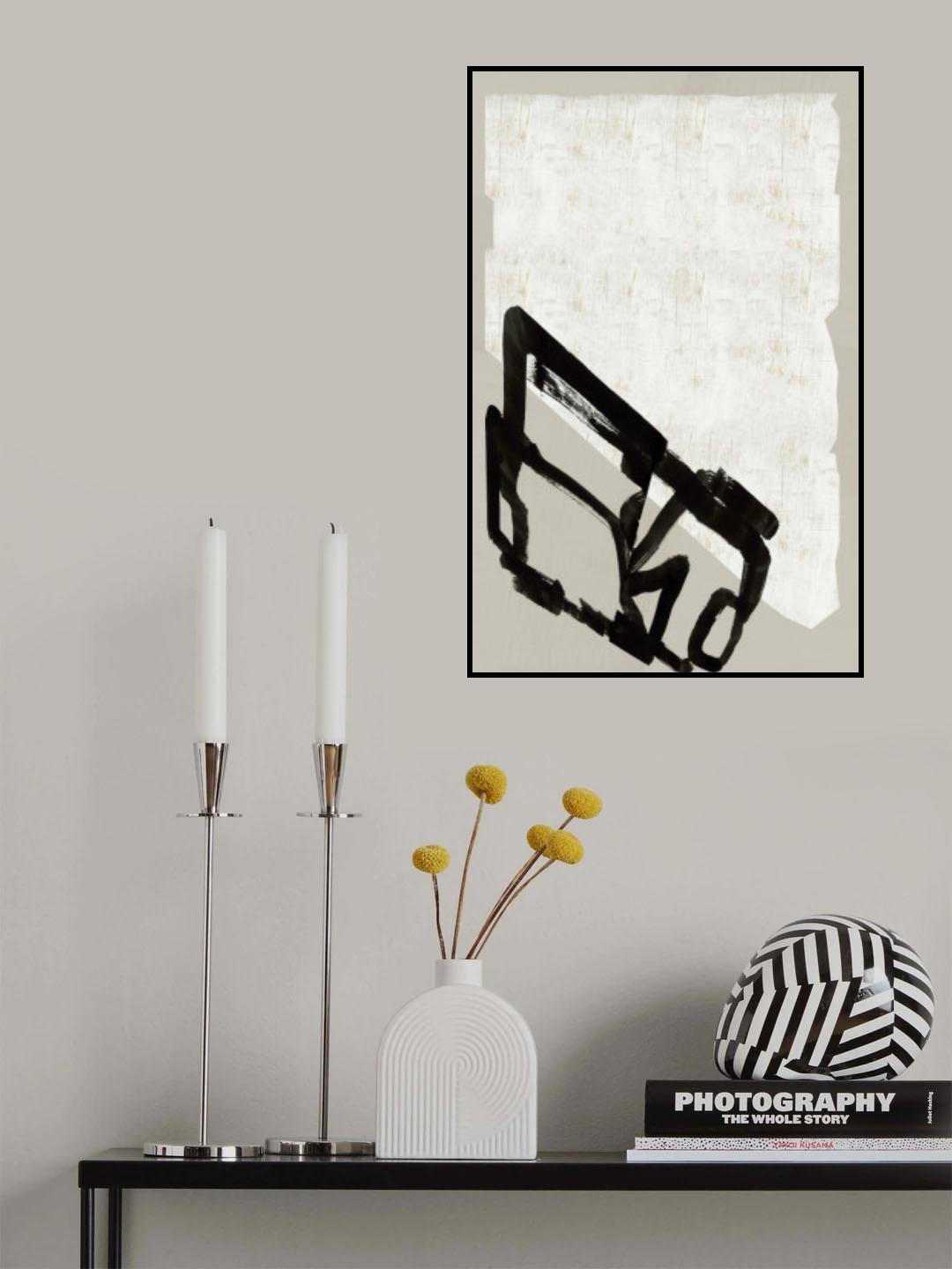 Contemporary Abstract No1 Poster och Canvastavla