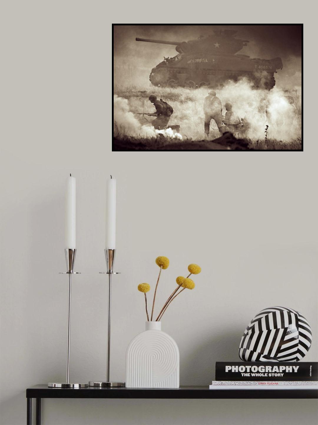 Attack Poster och Canvastavla