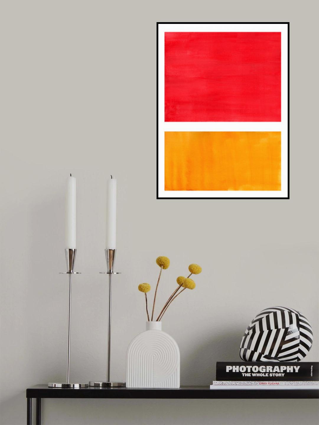 Colourfield 17 Poster och Canvastavla