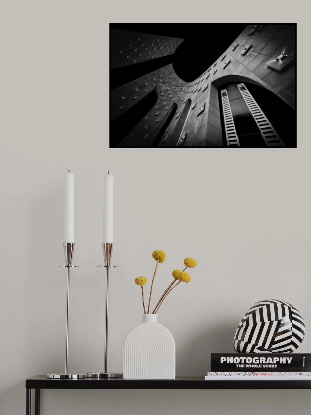 Curves from Safat Square Poster och Canvastavla