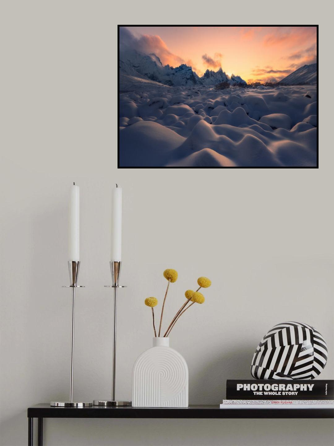 Tombstone Sunset Poster och Canvastavla